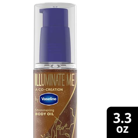 vaseline shimmering body oil